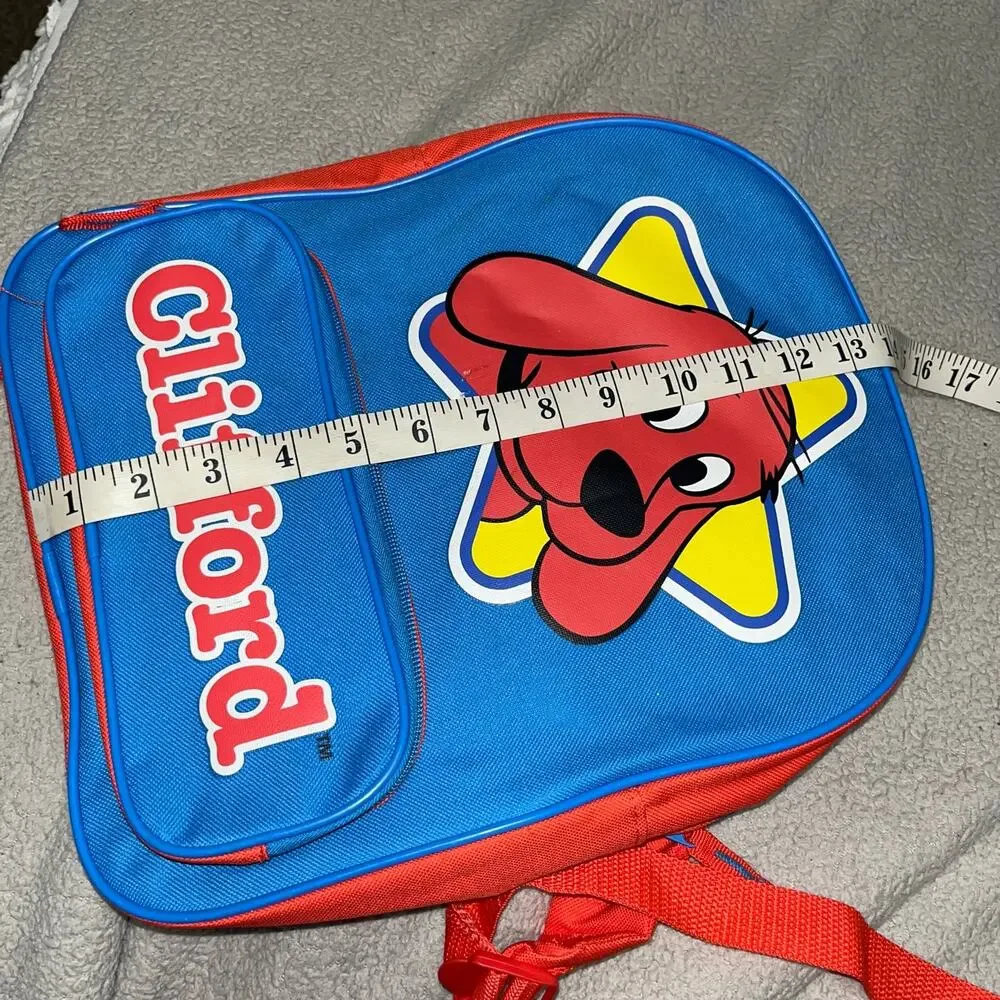 VTG Vintage Clifford The Big Red Dog Kohls Cares Kids Small Backpack (0987)
